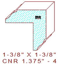 Corner 1-3/8" - 4 Corner 1-3/8" - 4