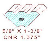 Corner 1-3/8" Corner 1-3/8"