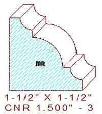 Corner 1-1/2" - 3 Corner 1-1/2" - 3