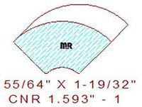 Corner 1-19/32" - 1 Corner 1-19/32" - 1