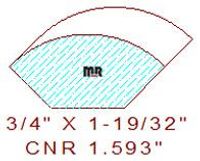 Corner 1-19/32" Corner 1-19/32"