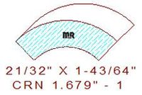 Corner 1-43/64" - 1 Corner 1-43/64" - 1