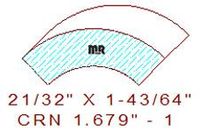 Corner 1-43/64" - 1