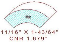 Corner 1-43/64" Corner 1-43/64"