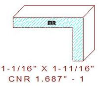 Corner 1-11/16" - 1 Corner 1-11/16" - 1