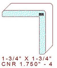 Corner 1-3/4" - 4 Corner 1-3/4" - 4