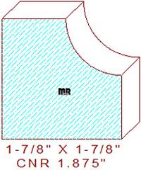 Corner 1-7/8" Corner 1-7/8"