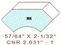 Corner 2-1/32" - 1 Corner 2-1/32" - 1