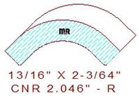 Corner 2-3/64" Corner 2-3/64"