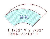Corner 2-7/32" Corner 2-7/32"