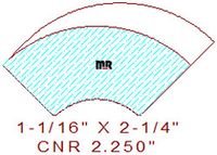 Corner 2-1/4" Corner 2-1/4"