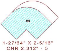 Corner 2-5/16" - 5