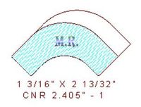 Corner 2-13/32" - 1 Corner 2-13/32" - 1