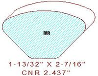 Corner 2-7/16" Corner 2-7/16"