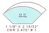 Corner 2-15/32" - 1 Corner 2-15/32" - 1