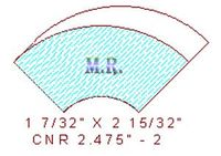 Corner 2-15/32" - 2 Corner 2-15/32" - 2