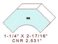 Corner 2-17/32" Corner 2-17/32"