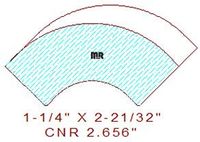 Corner 2-21/32" Corner 2-21/32"