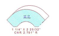 Corner 2-25/32" Corner 2-25/32"