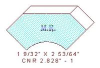 Corner 2-53/64" - 1 Corner 2-53/64" - 1