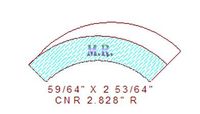 Corner 2-53/64" Corner 2-53/64"
