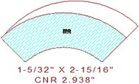 Corner 2-15/16" Corner 2-15/16"