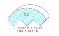 Corner 2-31/32" Corner 2-31/32"