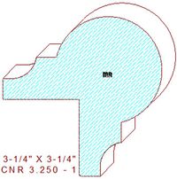 Corner 3-1/4" - 1 Corner 3-1/4" - 1