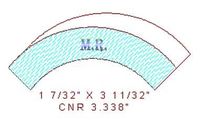 Corner 3-11/32" Corner 3-11/32"