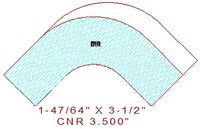 Corner 3-1/2" Corner 3-1/2"
