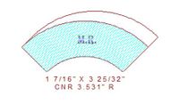 Corner 3-17/32" Corner 3-17/32"