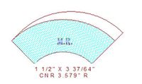 Corner 3-37/64" Corner 3-37/64"