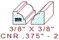 Corner 3/8" - 2 Corner 3/8" - 2