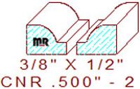 Corner 1/2" - 2 Corner 1/2" - 2