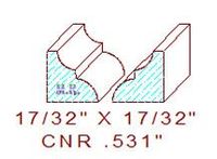 Corner 17/32" Corner 17/32"
