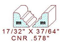 Corner 37/64" Corner 37/64"