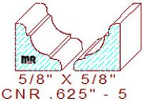 Corner 5/8" - 5 Corner 5/8" - 5