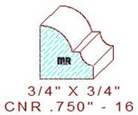 Corner 3/4" - 16 Corner 3/4" - 16