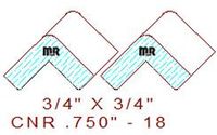 Corner 3/4" - 18 Corner 3/4" - 18
