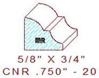 Corner 3/4" - 20 Corner 3/4" - 20