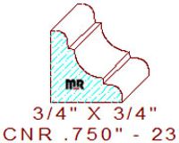 Corner 3/4" - 23 Corner 3/4" - 23