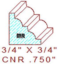 Corner 3/4" Corner 3/4"