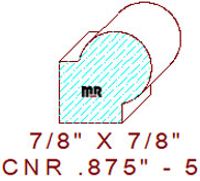 Pencil Moulding 7/8" - 5 Pencil Moulding 7/8" - 5