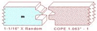 Door Cope & Stick 1-1/16" - 1 Door Cope & Stick 1-1/16" - 1