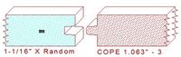 Door Cope & Stick 1-1/16" - 3 