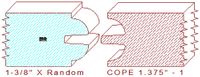 Door Cope & Stick 1-3/8" - 1 Door Cope & Stick 1-3/8" - 1
