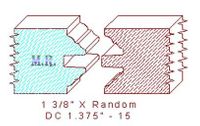 Door Cope & Stick 1-3/8" - 15 Door Cope & Stick 1-3/8" - 15