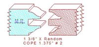 Door Cope & Stick 1-3/8" - 2 Door Cope & Stick 1-3/8" - 2