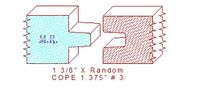 Door Cope & Stick 1-3/8" - 3 Door Cope & Stick 1-3/8" - 3