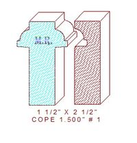 Door Cope & Stick 1-1/2" - 1 Door Cope & Stick 1-1/2" - 1